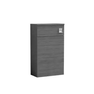 image of Nuie Athena 500mm WC Unit - Grey Woodgrain