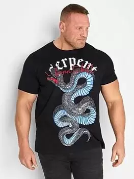 Image of BadRhino Serpent T-Shirt, Black, Size 1Xl, Men