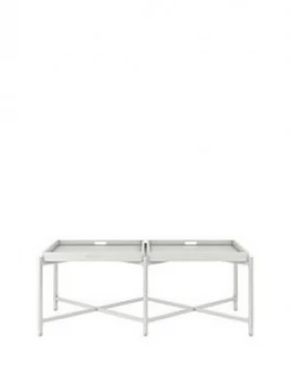 image of Cosmoliving Coco Coffee Tray Table- White