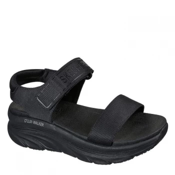 image of Skechers Delux GoWalk Womens Sandals - Black