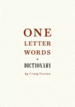 Image of one letter words a dictionary