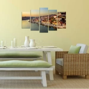 Image of 5MX-36 Multicolor Decorative MDF Painting (5 Pieces)