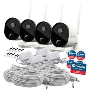 image of Swann 1080p Wi Fi Outdoor Camera Pack of 4 SWWHD-OUTCAM-UK