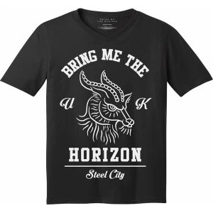 image of Bring Me The Horizon - Goat Unisex Large T-Shirt - Black