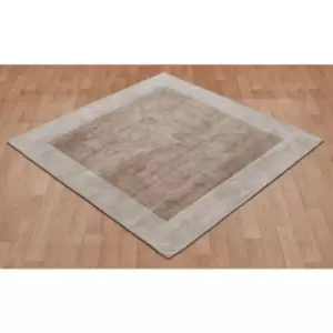 Image of Blade Border Putty Champagne 200cm x 290cm Rectangle - Beige