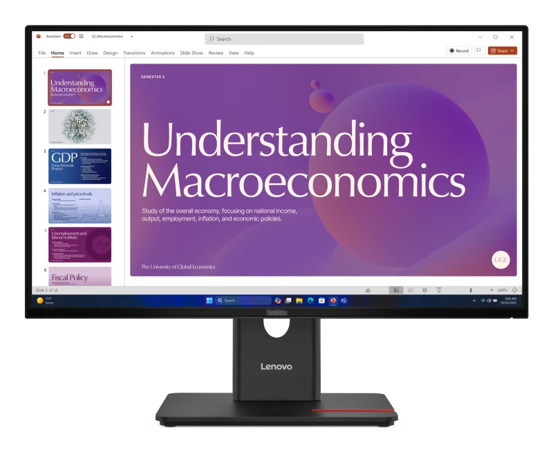 Image of Lenovo ThinkVision T24D-40 Monitor