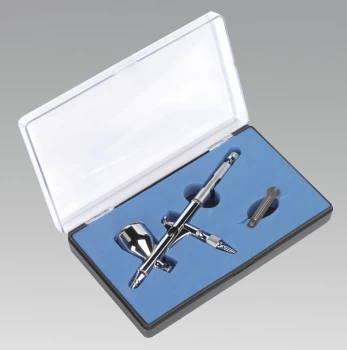 image of Sealey AB933 Gravity Feed Air Brush Kit Professional