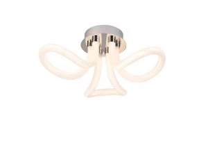 Image of Ceiling, 40W LED, 3000K, 3000lm, IP20, Chrome