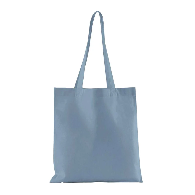 Image of Westford Mill Womens Bag For Life Cotton Tote Bag in Duck Egg Blue Duck Egg Blue Female One Size