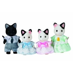 image of Sylvanian Families Tuxedo Cat Family