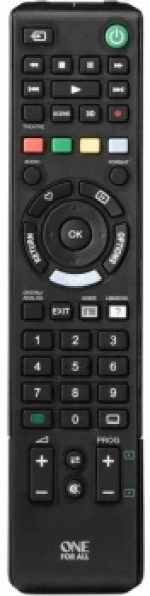 image of One For All Replacement Sony TV Remote Control