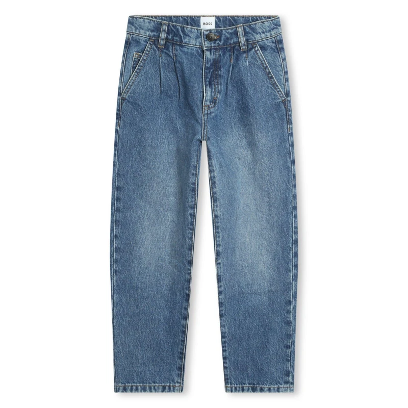 Image of Boss Boss Straight Jeans Juniors - Blue Blue 7 - 8 Years