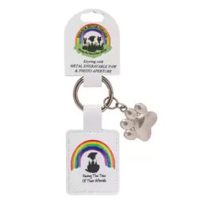 Image of Rainbow Bridge Friends Dog Key Ring