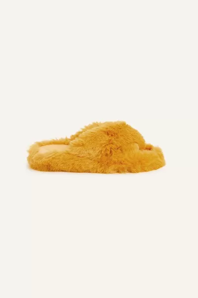 Image of Faux Fur Crossover Sliders