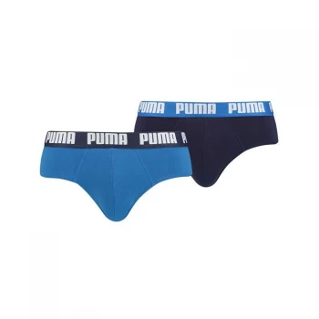 Puma 2 Pack Briefs Mens - True Blue