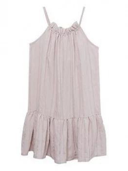 image of Mango Teen Girl Fergie Summer Dress - Pink