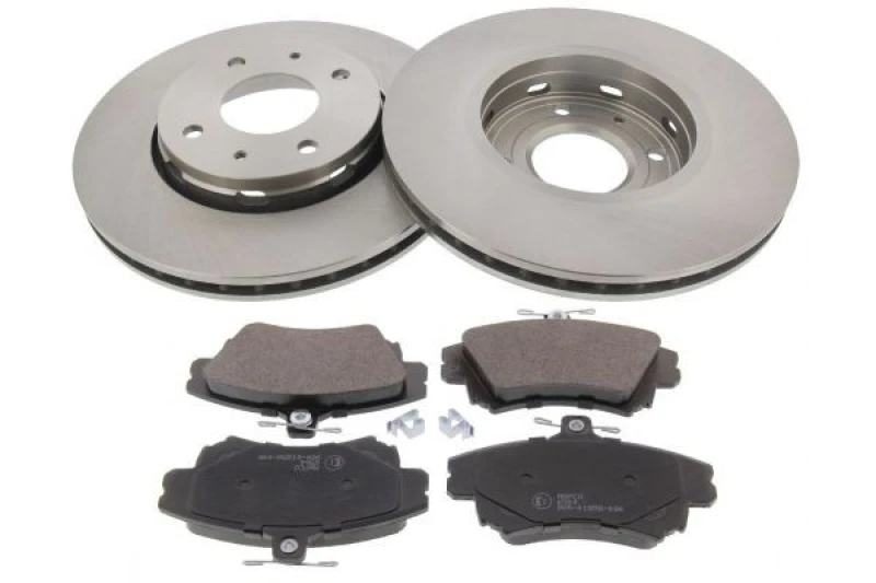Image of MAPCO 47531 Brake disc and pads set Front Axle, Brake Disc Type: Vented, with acoustic wear warning Brake Set,disc brakes (3405)