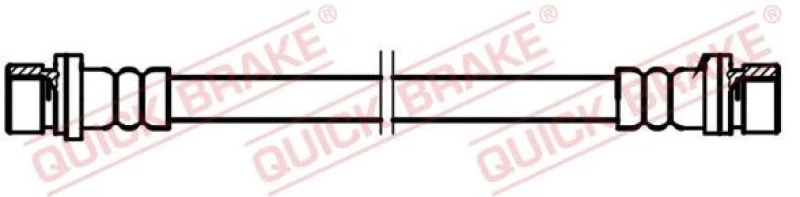 Image of QUICK BRAKE Brake hose QUICK BRAKE 25.098