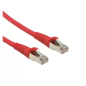 image of ROLINE CAT.6a S/FTP networking cable Red 0.5 m Cat6a S/FTP (S-STP)