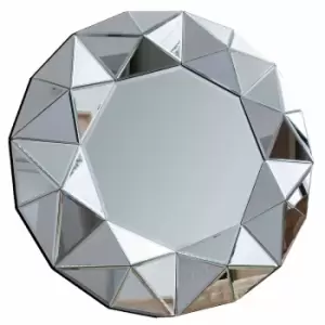 Crossland Grove Delicias Wall Mirror Silver - 700mm