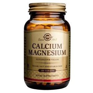 Image of Solgar Calcium Magnesium Tablets 100 tablets