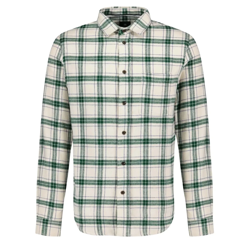 Image of Faguo Cotton shirt Faguo Onca Blanc Male L