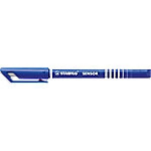 Image of Stabilo Sensor Fineliner Fine 0.3mm Blue Pack of 10