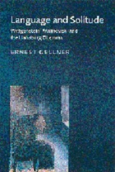 Image of Language and Solitude by Ernest Gellner Paperback
