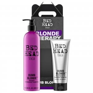 image of TIGI Bed Head Dumb Blonde Shampoo and Conditioner Duo for Blonde Hair