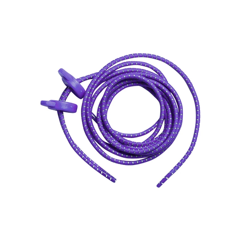 Image of Elastic Shoe Laces - Purple Purple One Size