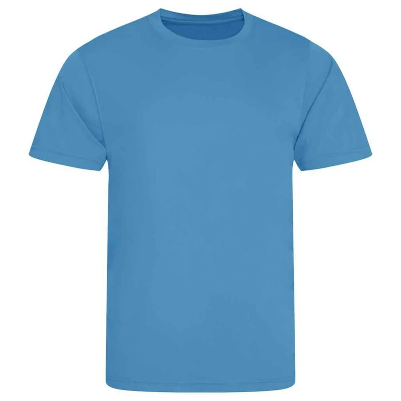Image of AWDis Cool Mens Smooth T-Shirt in Blue Size: Large Blue Male L