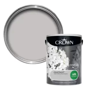 image of Crown Breatheasy Cloud Burst Silk Emulsion Paint 5L