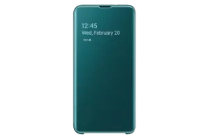 image of Samsung Green Galaxy S10e Clear View Cover