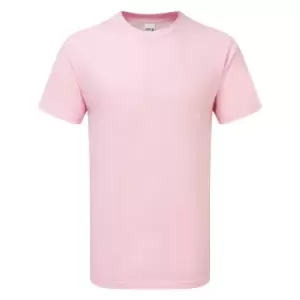 image of Gildan Mens Hammer Heavyweight T-Shirt (M) (Light Pink)