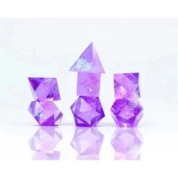 Image of Purple Cloak and Dagger Poly 7 Set - Sirius Dice