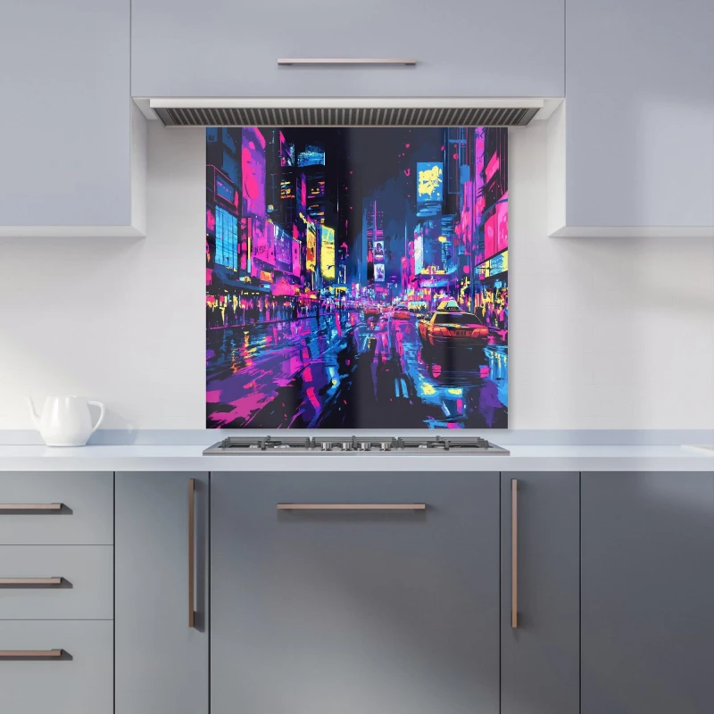 Image of Designer Kitchen Splashbacks Dante Mercer: 00027 Kitchen Splashback Size: 600mm x 750mm Multicolor Unisex 600mm x 750mm