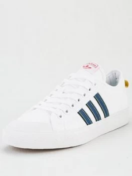 Image of adidas Originals Nizza - White/Blue, Size 6, Men