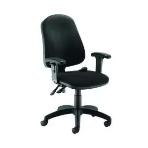 image of First Calypso Operator Chair with Lumbar Pump with Adjustable Arms