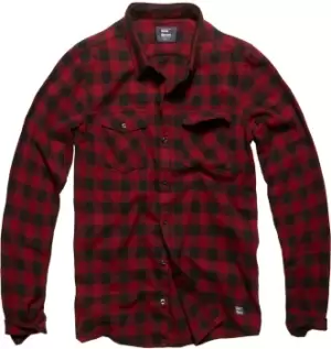 Image of Vintage Industries Harley Shirt, red, Size S, red, Size S