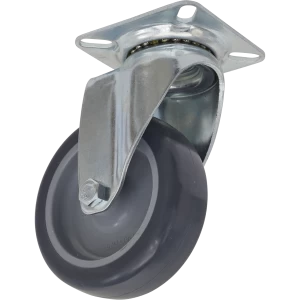 Image of Sealey Swivel Plate Castor Grey 75mm