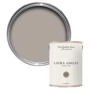 image of Laura Ashley Pale French Grey Matt Emulsion Paint, 5L