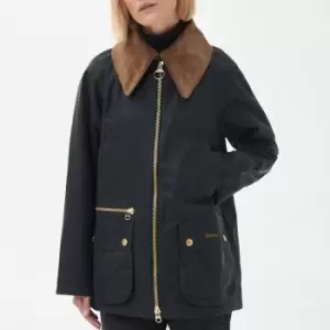 Image of Barbour Womens Gunnerside Wax Jacket - Sage/Ancient - UK 12