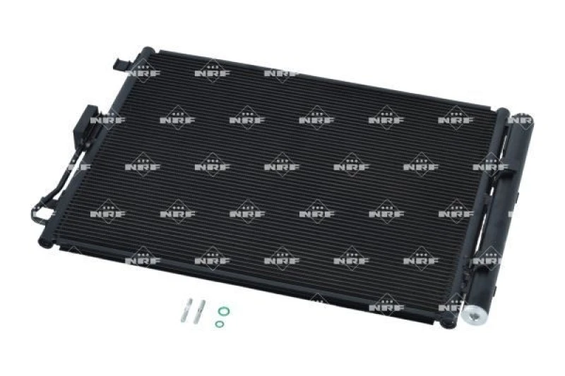 Image of NRF 350230 Condenser EASY FIT, with seal ring, with nitrogen filling Aluminium Condenser,air conditioning (448)