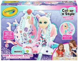 image of Crayola Colour N Style Mermaid Sea Salon Playset