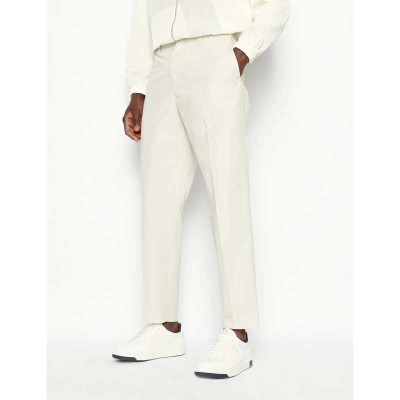 Image of Armani Exchange Trousers Straight Trousers 28R White 31734901285
