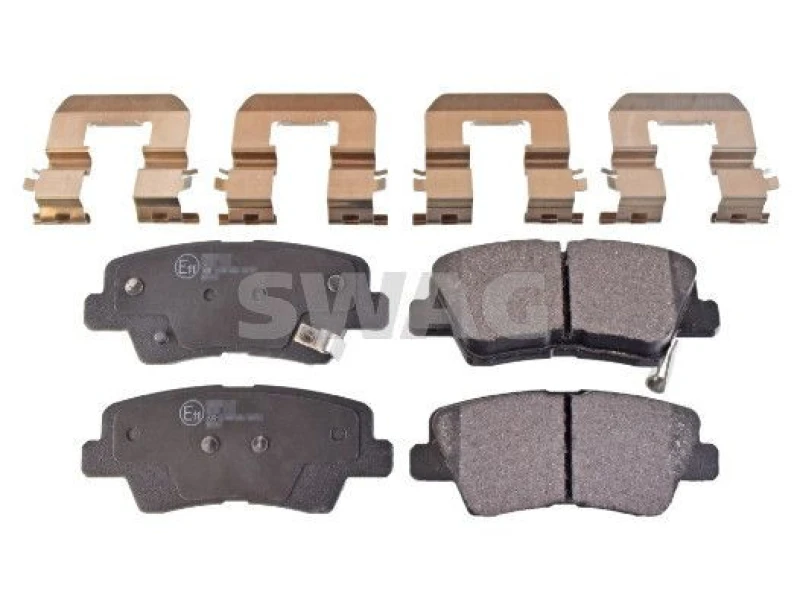Image of Brake pad set SWAG 33 10 7326