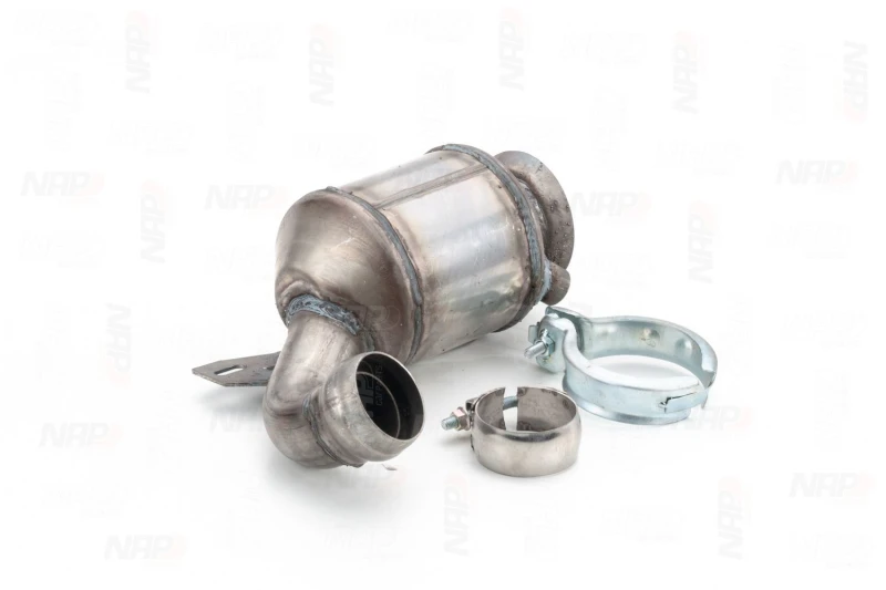 Image of NAP carparts CAD10594 Catalytic Converter with fastening/mounting material Catalyst Converter (429)