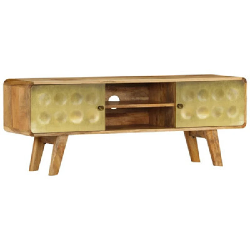 Image of Vidaxl TV Cabinet Solid Mango Wood 120X30X45 Cm