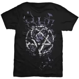 Image of HIM - Crows Unisex Large T-Shirt - Black