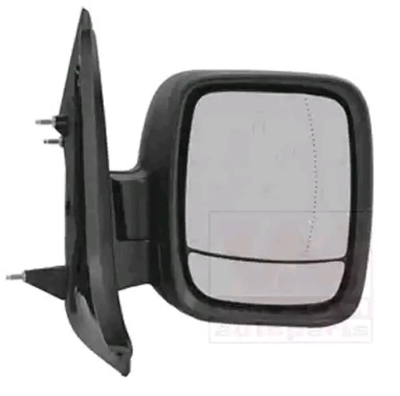 Image of VAN WEZEL 3891802 Wing mirror * HAGUS * Right, black, for manual mirror adjustment, Rough Outside Mirror (50)